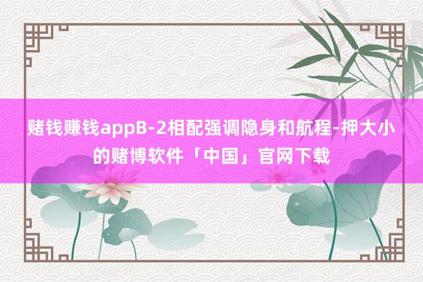 赌钱赚钱appB-2相配强调隐身和航程-押大小的赌博软件「中国」官网下载