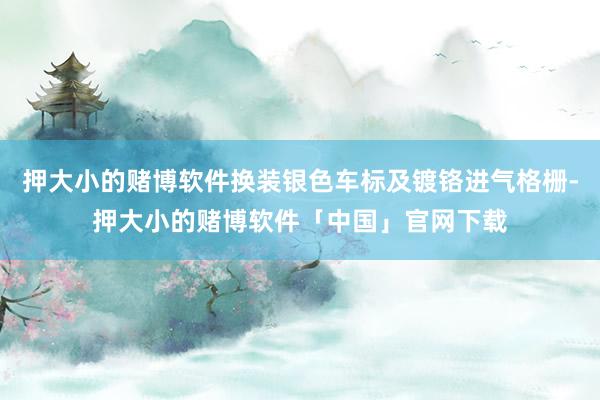 押大小的赌博软件换装银色车标及镀铬进气格栅-押大小的赌博软件「中国」官网下载