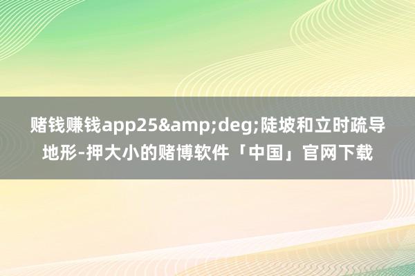 赌钱赚钱app25&deg;陡坡和立时疏导地形-押大小的赌博软件「中国」官网下载