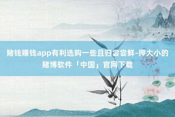 赌钱赚钱app有利选购一些且归尝尝鲜-押大小的赌博软件「中国」官网下载