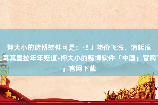 押大小的赌博软件可是:·‼️物价飞涨、消耗很高土耳其里拉年年贬值-押大小的赌博软件「中国」官网下载