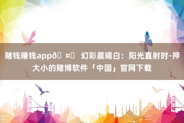 赌钱赚钱app🤍 幻彩晨曦白：阳光直射时-押大小的赌博软件「中国」官网下载