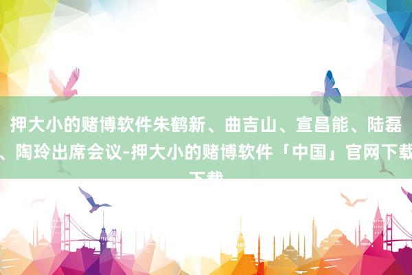 押大小的赌博软件朱鹤新、曲吉山、宣昌能、陆磊、陶玲出席会议-押大小的赌博软件「中国」官网下载