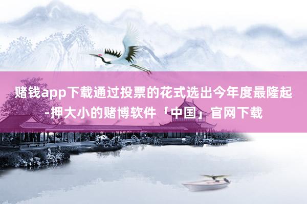 赌钱app下载通过投票的花式选出今年度最隆起-押大小的赌博软件「中国」官网下载