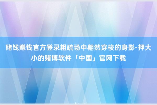 赌钱赚钱官方登录粗疏场中翩然穿梭的身影-押大小的赌博软件「中国」官网下载
