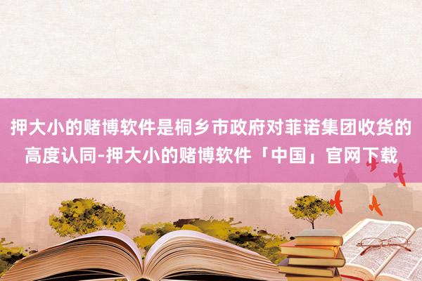 押大小的赌博软件是桐乡市政府对菲诺集团收货的高度认同-押大小的赌博软件「中国」官网下载