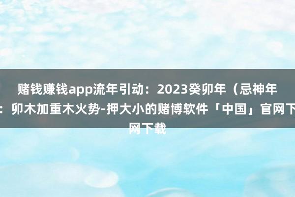 赌钱赚钱app流年引动：2023癸卯年（忌神年）：卯木加重木火势-押大小的赌博软件「中国」官网下载