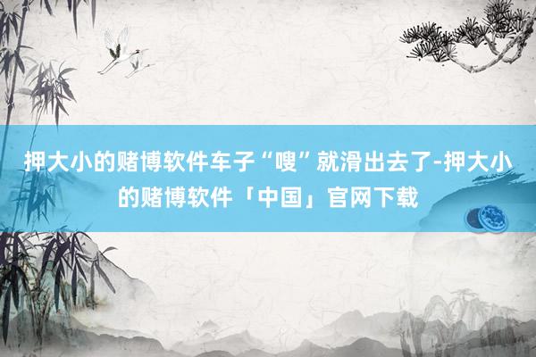 押大小的赌博软件车子“嗖”就滑出去了-押大小的赌博软件「中国」官网下载