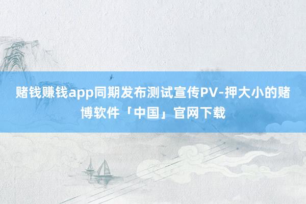 赌钱赚钱app同期发布测试宣传PV-押大小的赌博软件「中国」官网下载
