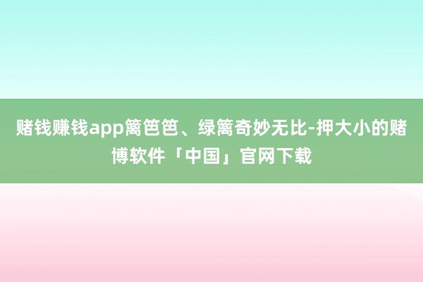 赌钱赚钱app篱笆笆、绿篱奇妙无比-押大小的赌博软件「中国」官网下载